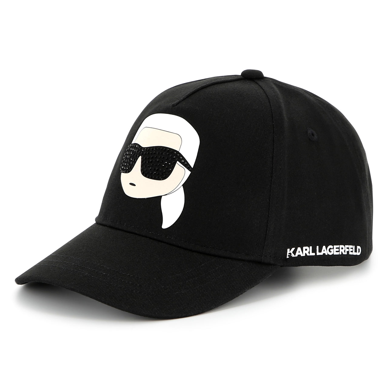 KARL LAGERFELD Gorra negra prin Karl con studs