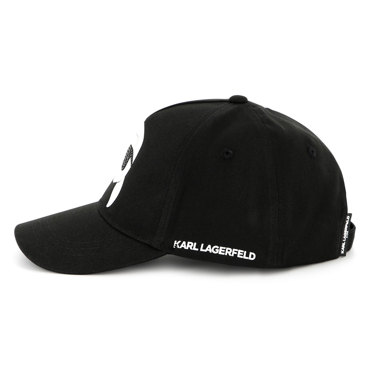 KARL LAGERFELD Gorra negra prin Karl con studs