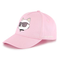 Thumbnail for KARL LAGERFELD Gorra rosa prin choupette con studs