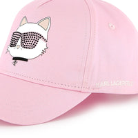 Thumbnail for KARL LAGERFELD Gorra rosa prin choupette con studs