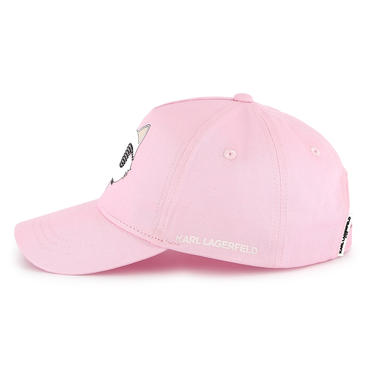 KARL LAGERFELD Gorra rosa prin choupette con studs