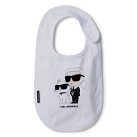 Thumbnail for KARL LAGERFELD 3 baberos blancos print