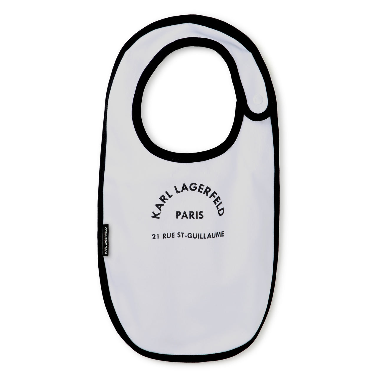 KARL LAGERFELD 3 baberos blancos print