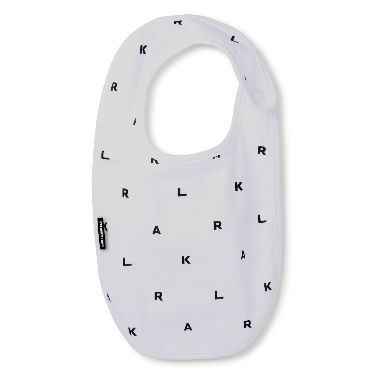 KARL LAGERFELD 3 baberos blancos print