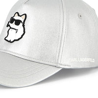 Thumbnail for KARL LAGERFELD Gorra plateada aplicacion choupette