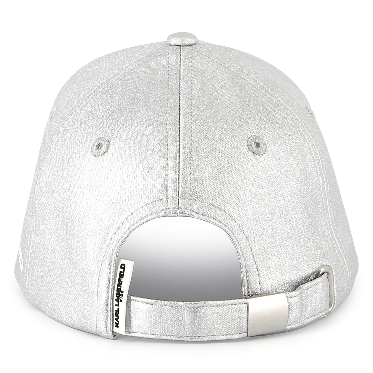 KARL LAGERFELD Gorra plateada aplicacion choupette