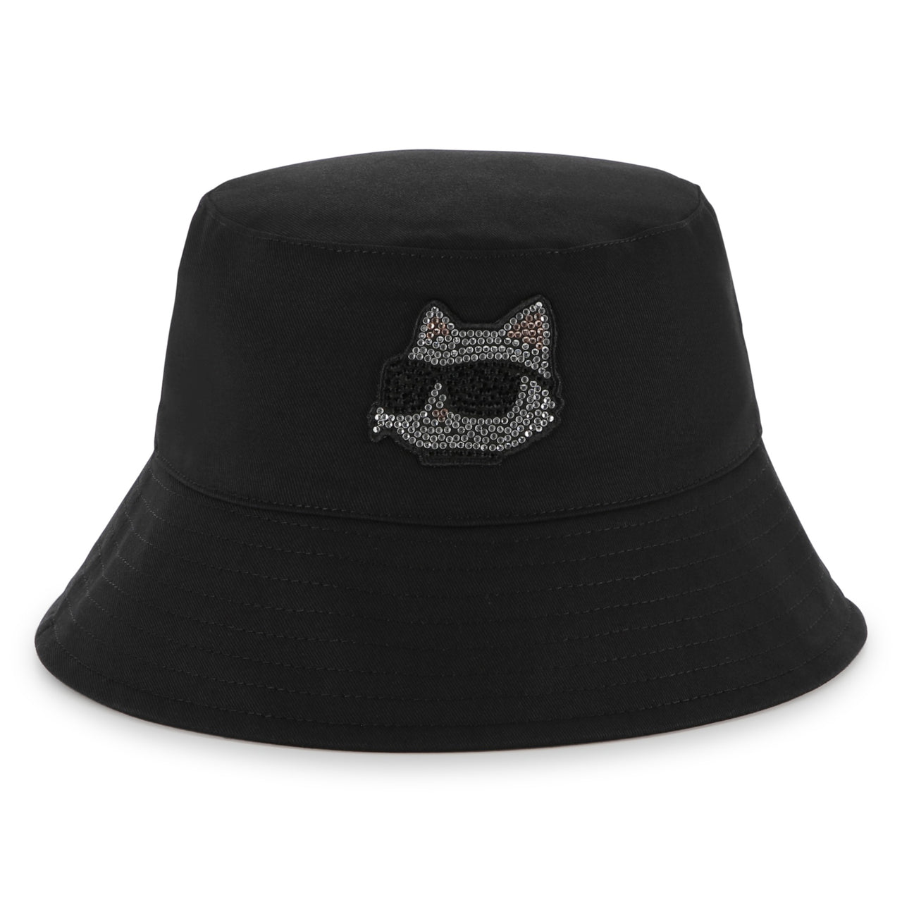 Gorra para el sol KARL LAGERFELD para niña y teen negra