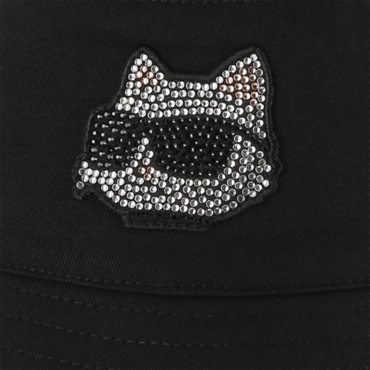Gorra para el sol KARL LAGERFELD para niña y teen negra