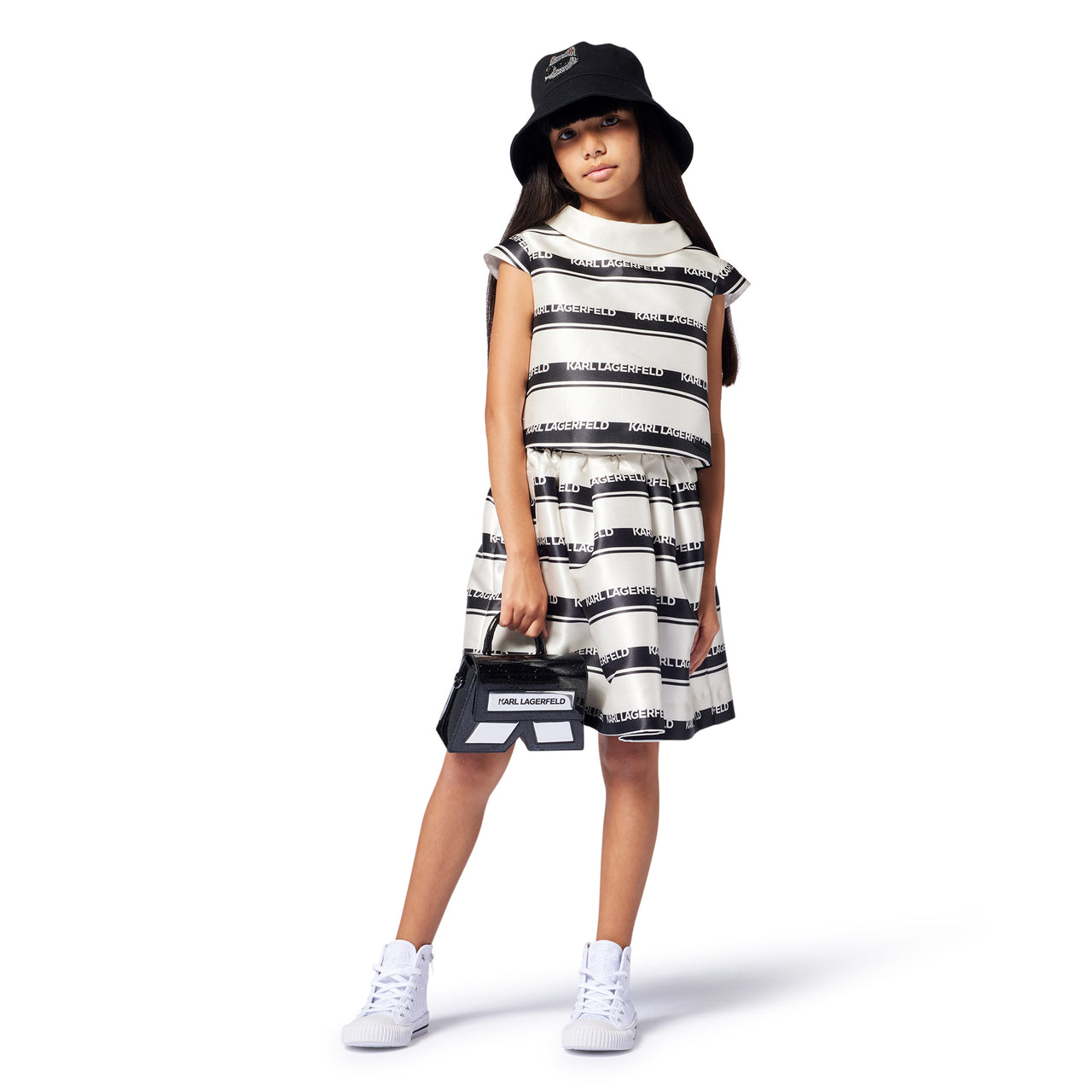 KARL LAGERFELD Bolsa para ni–a negra