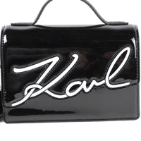 Thumbnail for KARL LAGERFELD Bolsa para ni–a negra tipo charol