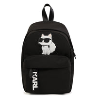 Thumbnail for KARL LAGERFELD Backpack para niño negra aplicación choupette