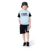 Thumbnail for Karl Lagerfeld Bermuda para niño y adolescente negra