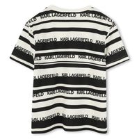 Thumbnail for KARL LAGERFELD Playera para niño, hueso all over print