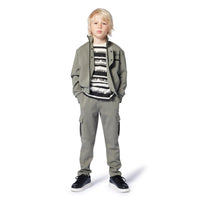Thumbnail for KARL LAGERFELD Playera para niño, hueso all over print