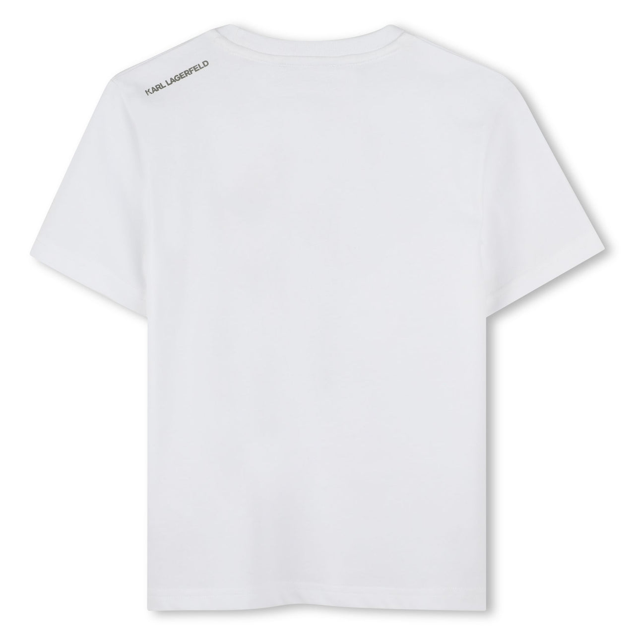 Playera KARL LAGERFELD para niño y adolescentes print Karl blanca