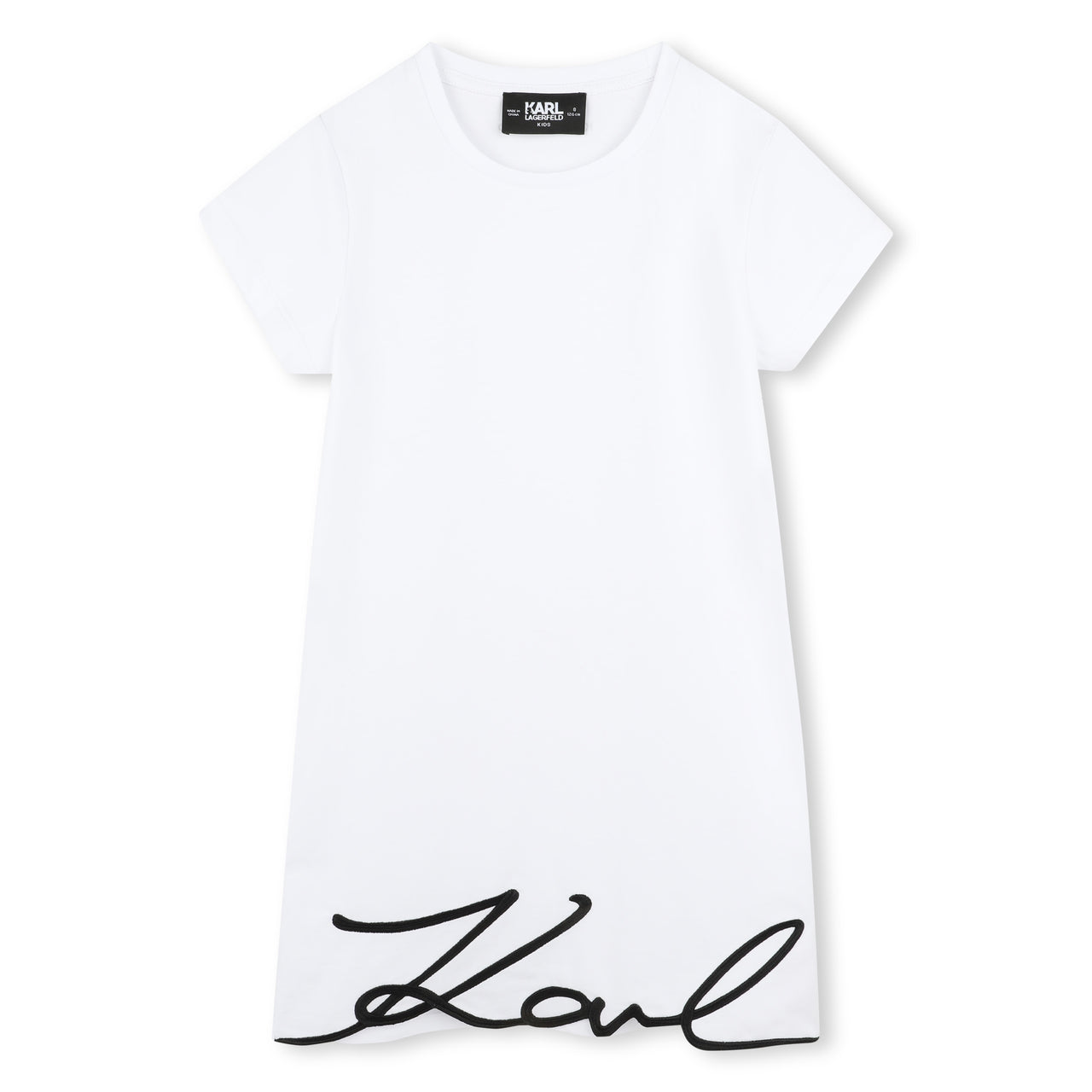 KARL LAGERFELD Vestido para niña blanco