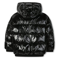 Thumbnail for KARL LAGERFELD Chamarra unisex para niño y teen negro brillante