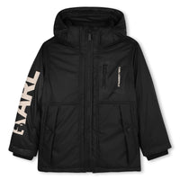 Thumbnail for KARL LAGERFELD Chamarra parka unisex para niño y teen negra
