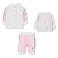 Thumbnail for KARL LAGERFELD Set de pants para bebe niña con playera