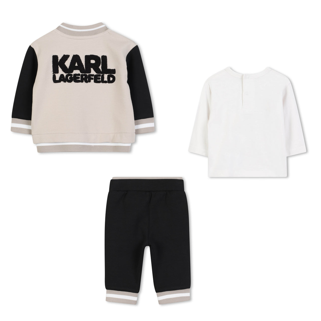 KARL LAGERFELD Set de pants para bebe con playera
