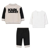 Thumbnail for KARL LAGERFELD Set de pants para bebe con playera