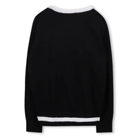 Thumbnail for KARL LAGERFELD Sweter para niño y teen unisex bicolor