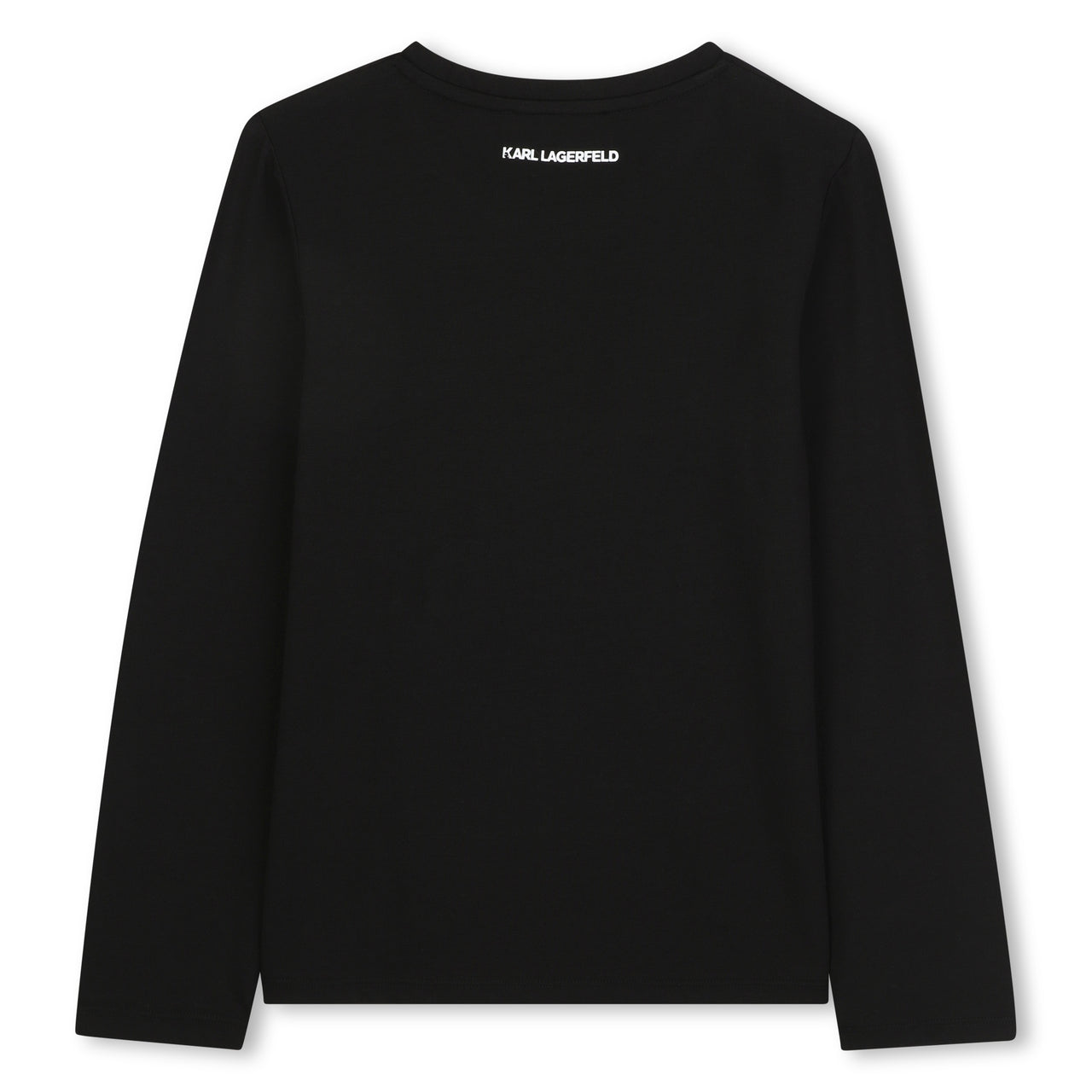 KARL LAGERFELD Playera para niña manga larga cristales