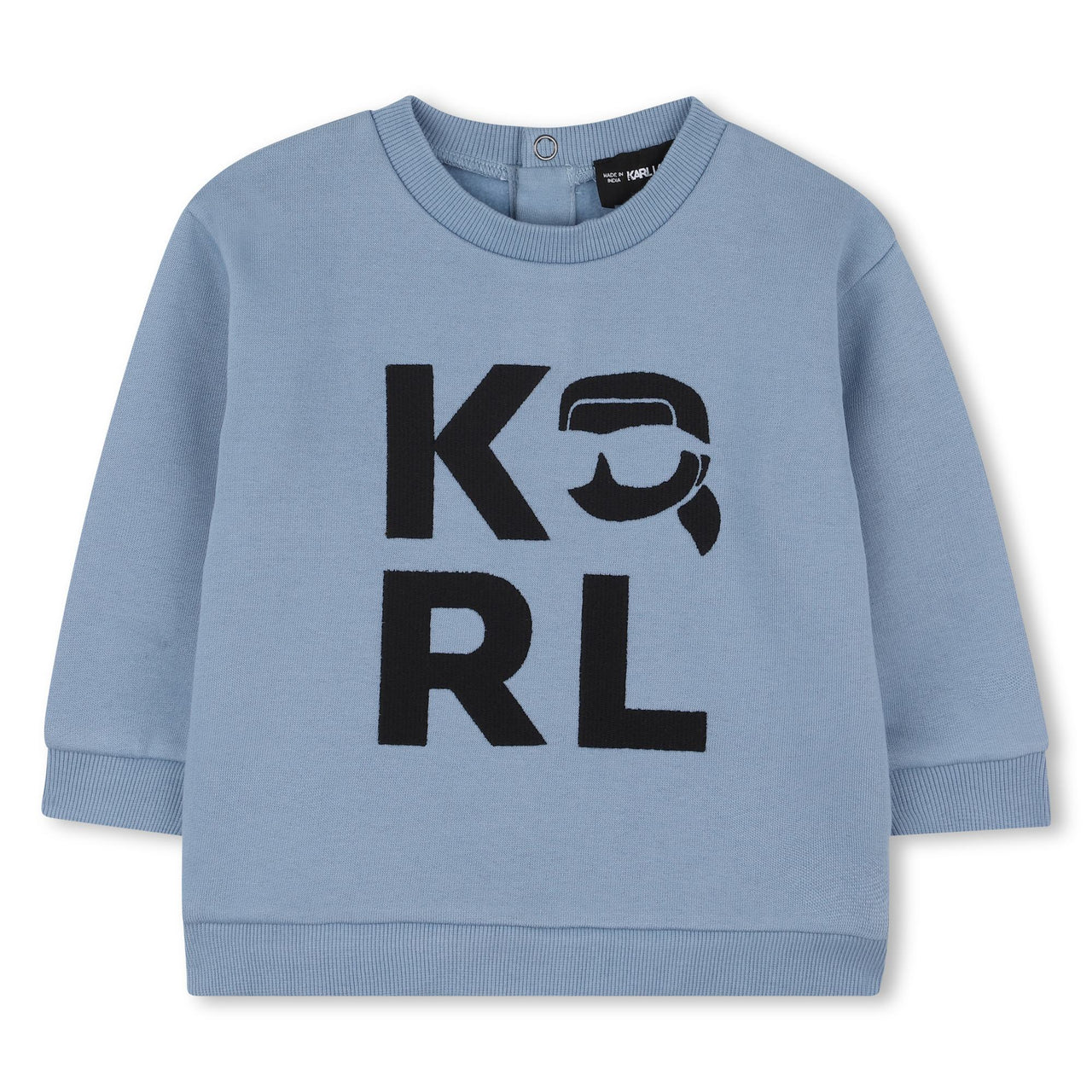 KARL LAGERFELD Set de pants con playera para bebe azul