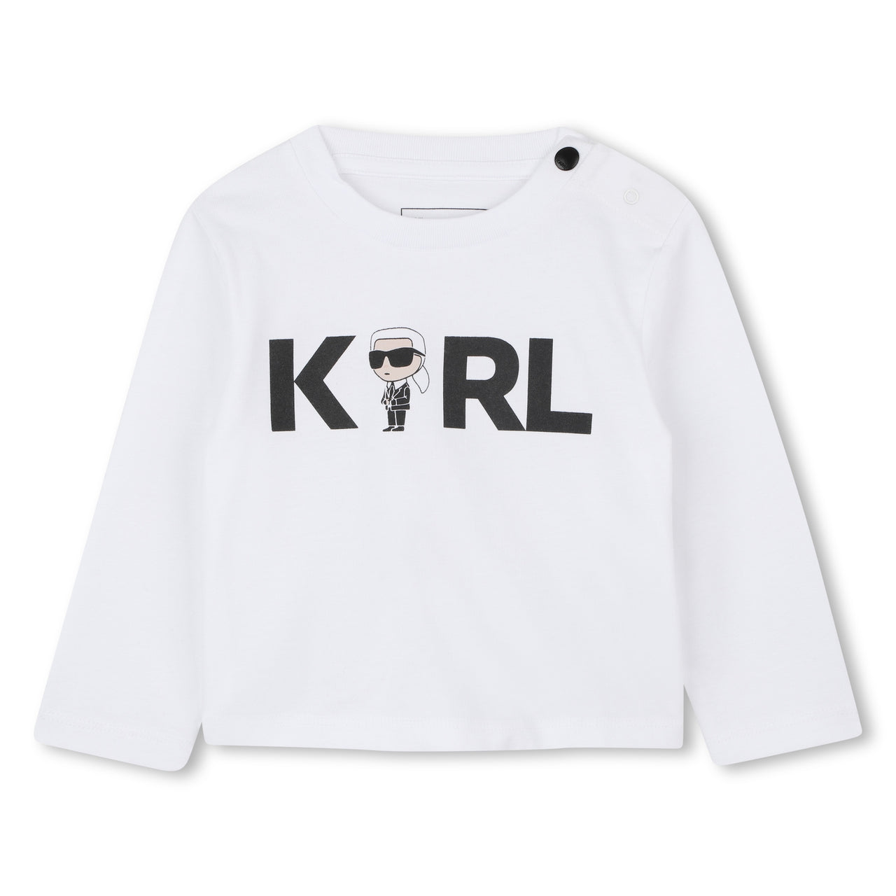 KARL LAGERFELD Set de pants con playera para bebe azul
