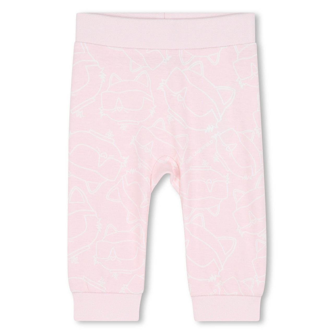 KARL LAGERFELD Set para bebe rosa borrega