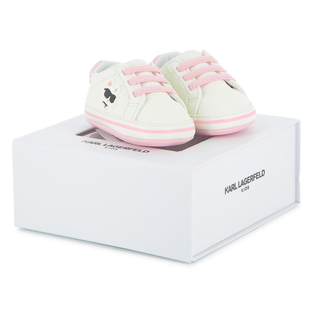 KARL LAGERFELD Tenis para bebe rosa