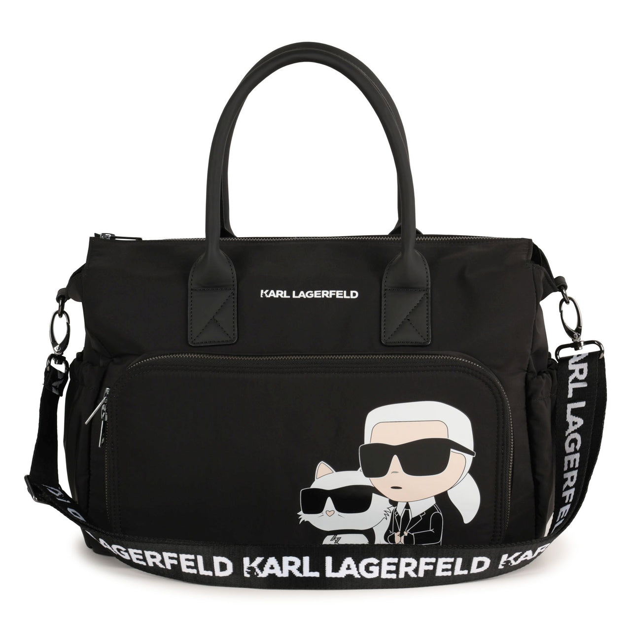 KARL LAGERFELD Pañalera para bebe negra