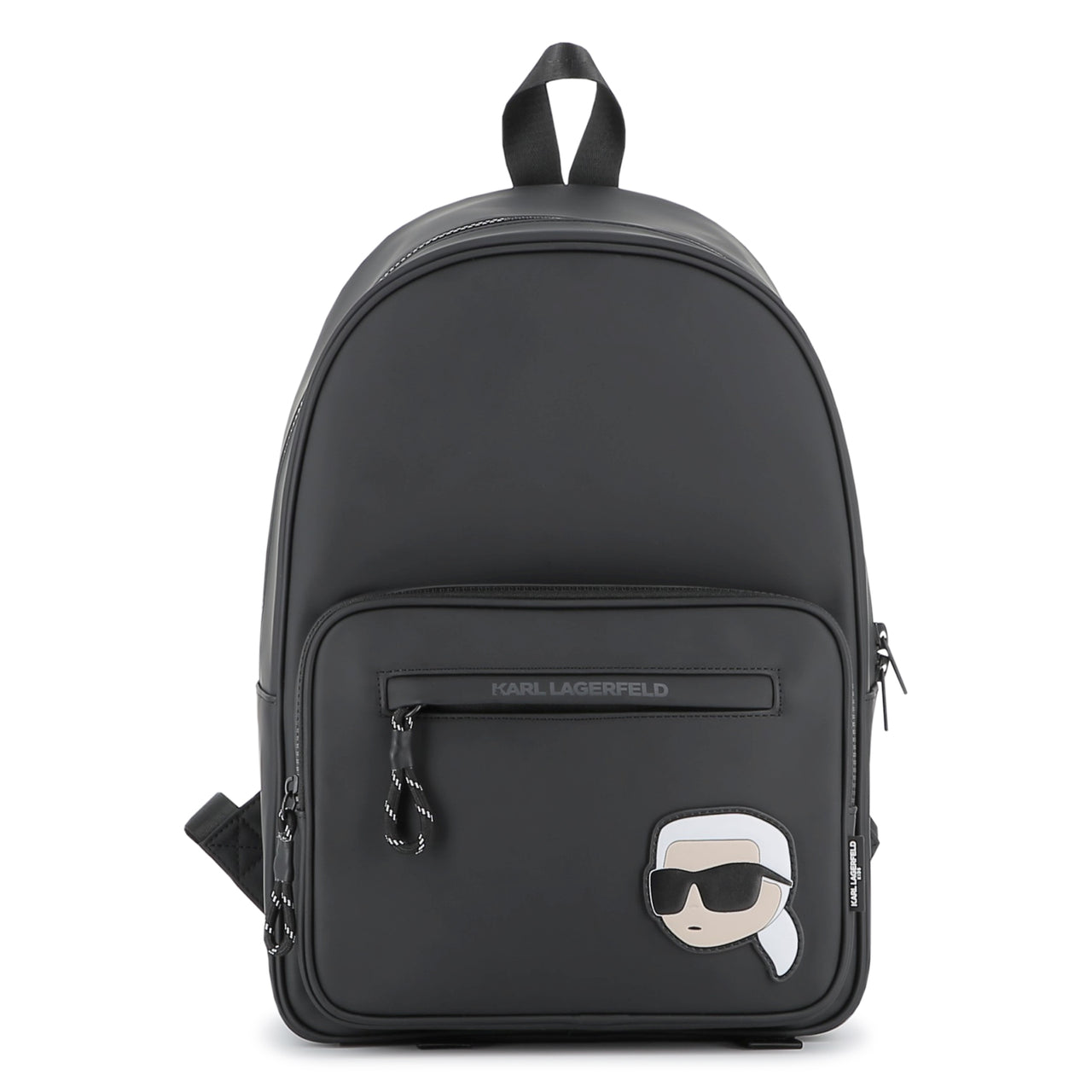 KARL LAGERFELD Backpack para niña y teen negra logo Karl