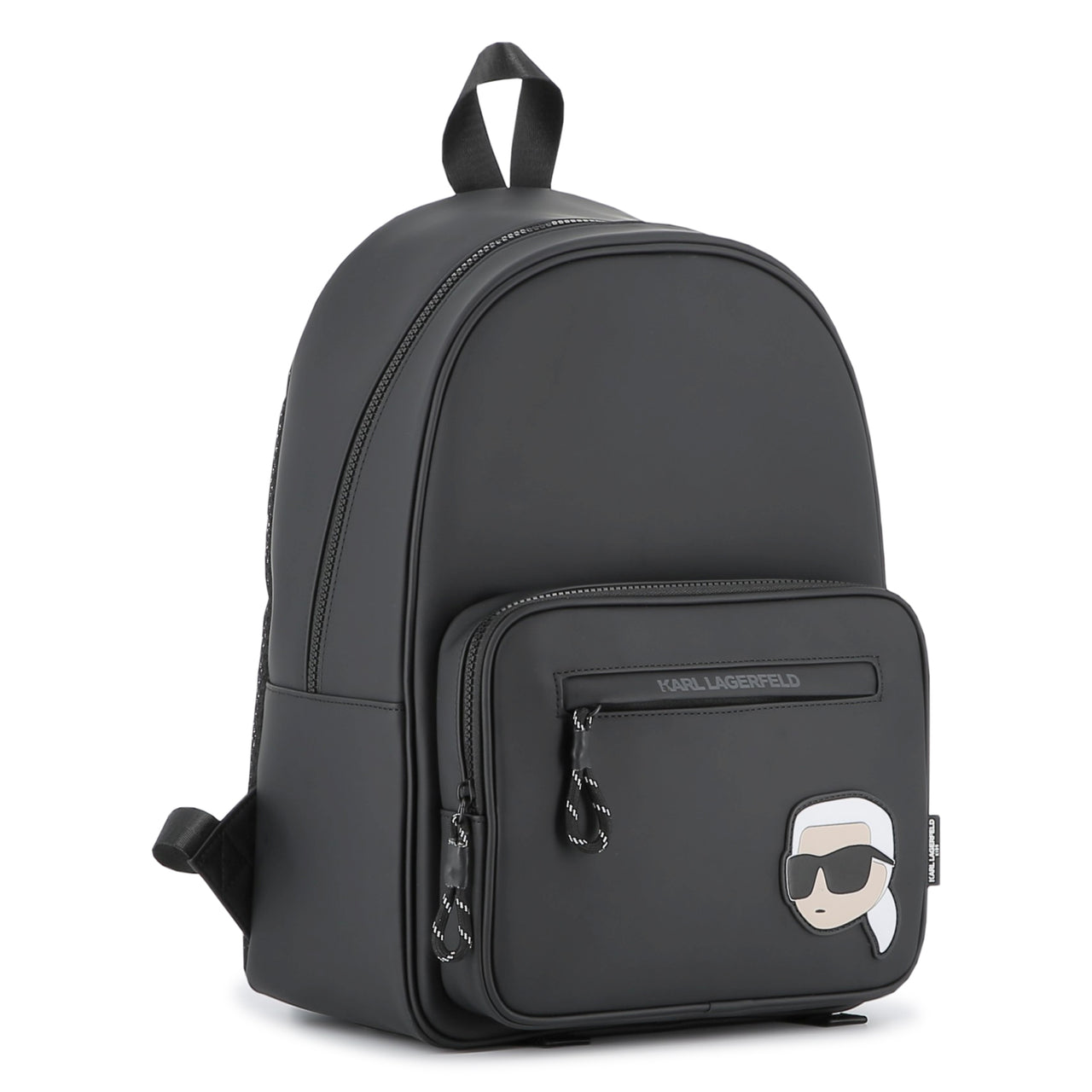 KARL LAGERFELD Backpack para niña y teen negra logo Karl