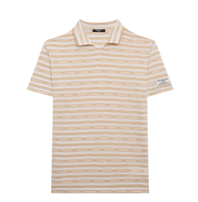 Playera BALMAIN  para niño y teens Ryas beige