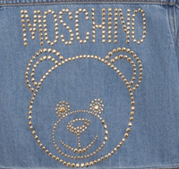 Thumbnail for Chamarra Moschino de mezclilla studs en la espalda