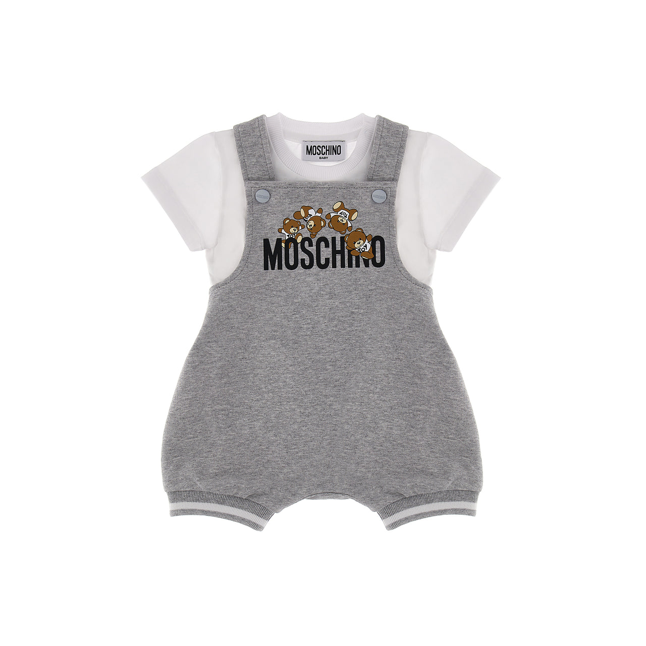 Peto/short MOSCHINO para bebés con playera