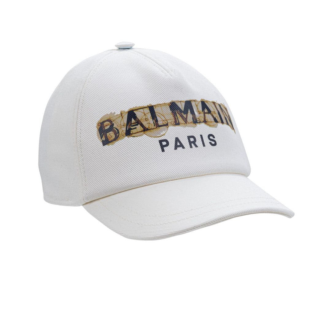 Gorra BALMAIN marfil para niñas y adolescentes