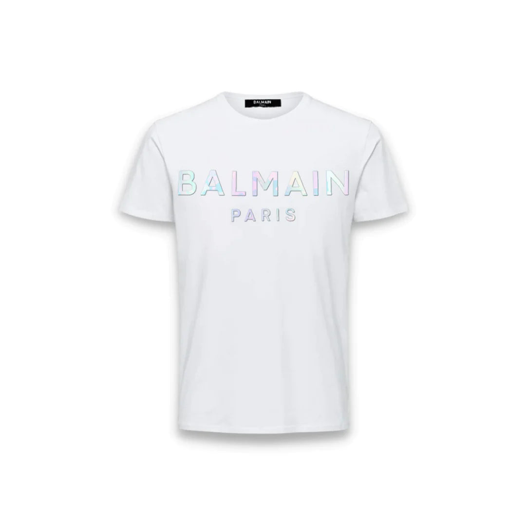 Playera BALMAIN blanca para ni os y adolescentes LUXURY BRANDS