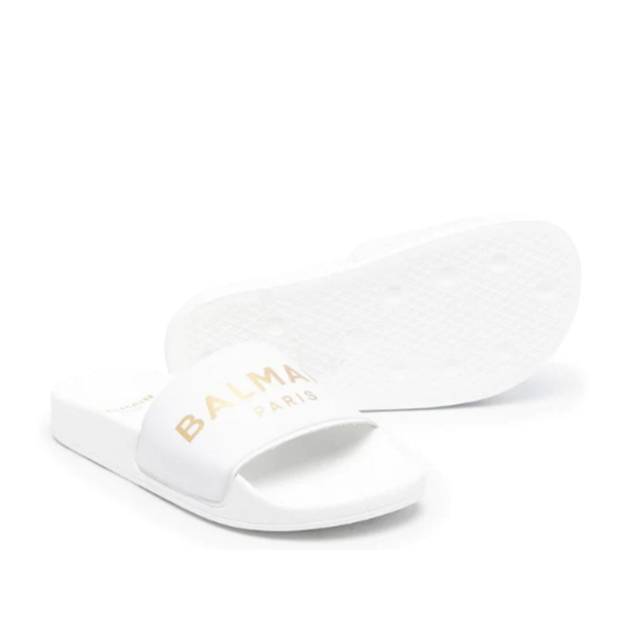 Sandalias BALMAIN blancas/plata para adolescentes