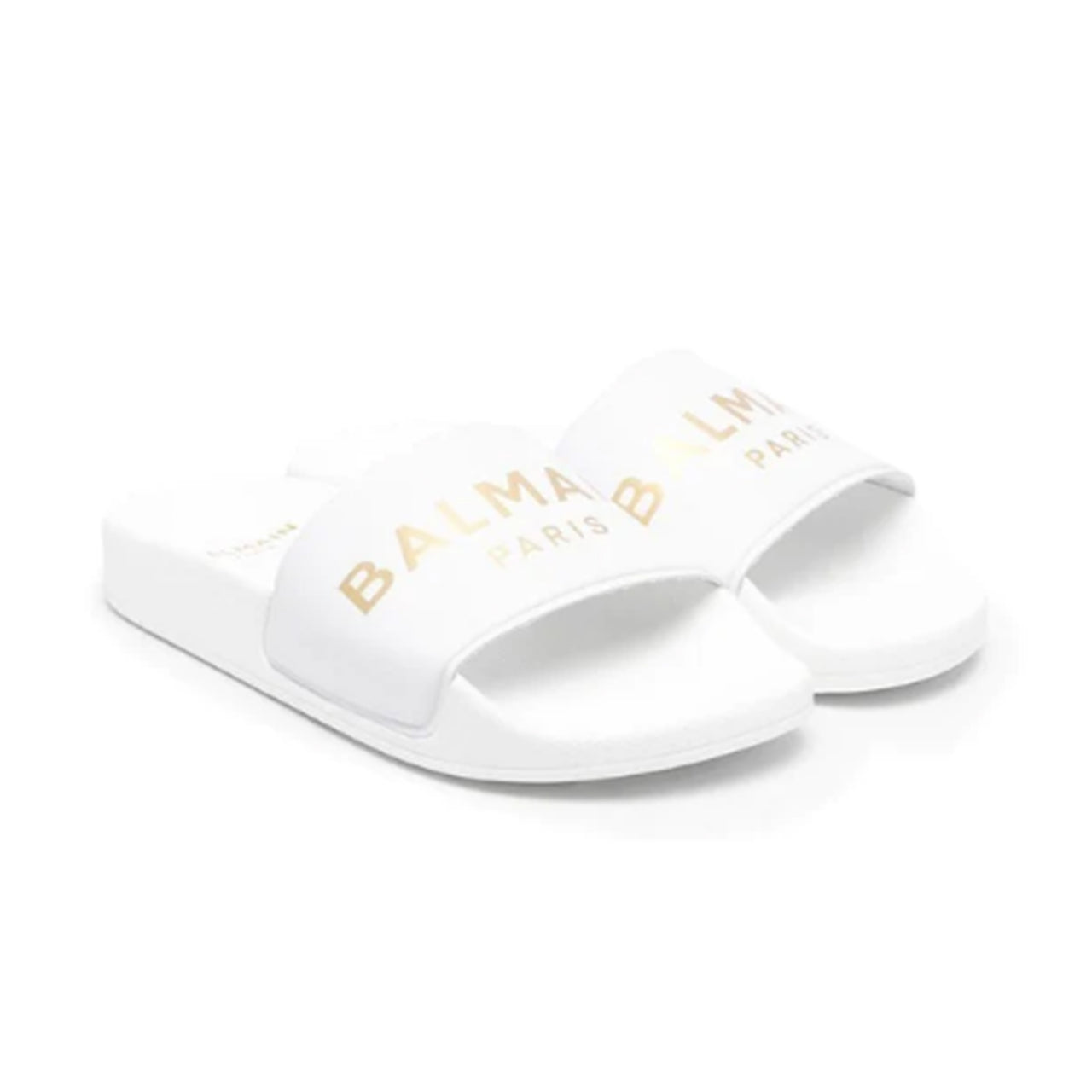 Sandalias BALMAIN blancas/plata para adolescentes