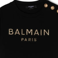 Thumbnail for Playera BALMAIN negra para niños y adolescentes