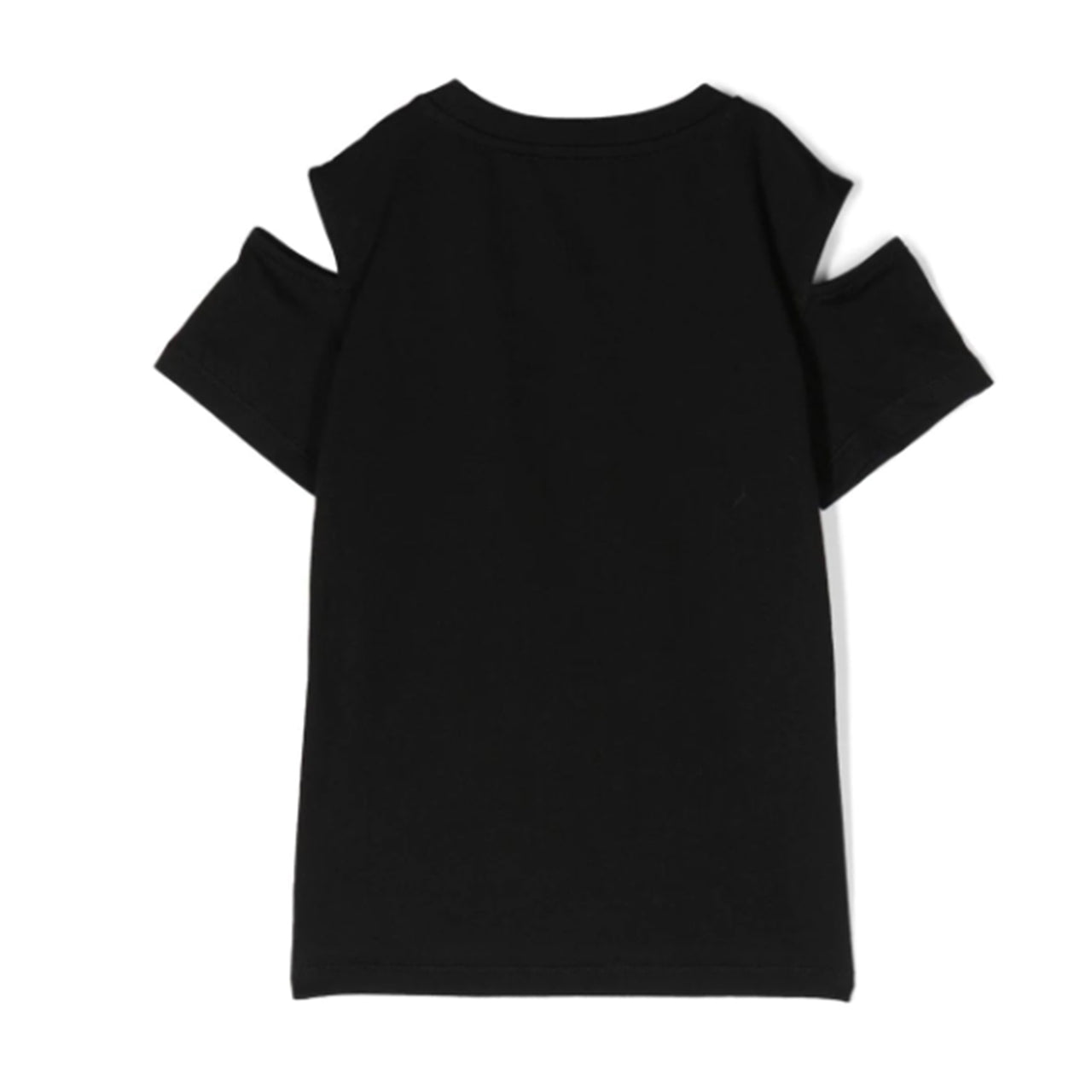 Playera strapless BALMAIN negra para adolescentes