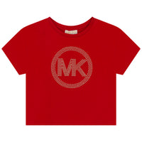 Thumbnail for Playera corta MICHAEL KORS roja para niñas y adolescentes