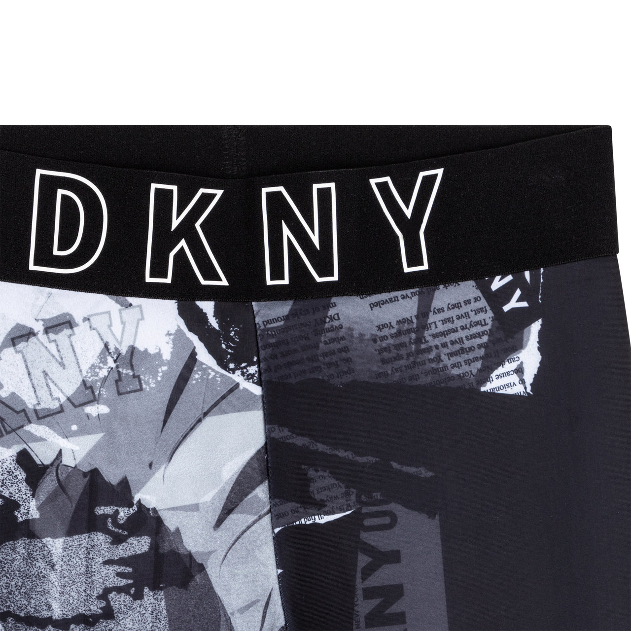 leggin DKNY negro para niña y adolecente