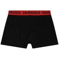 Thumbnail for Set de bóxer HUGO Kids  blanco/negro