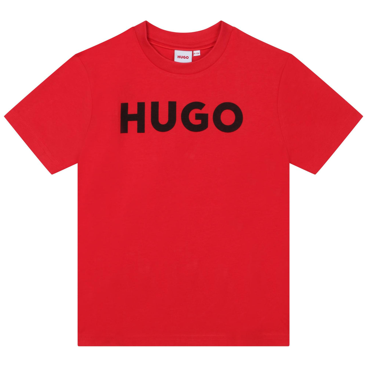 Playera HUGO roja para niños y adolescentes