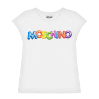 Thumbnail for Playera MOSCHINO blanca para niños y adolescentes