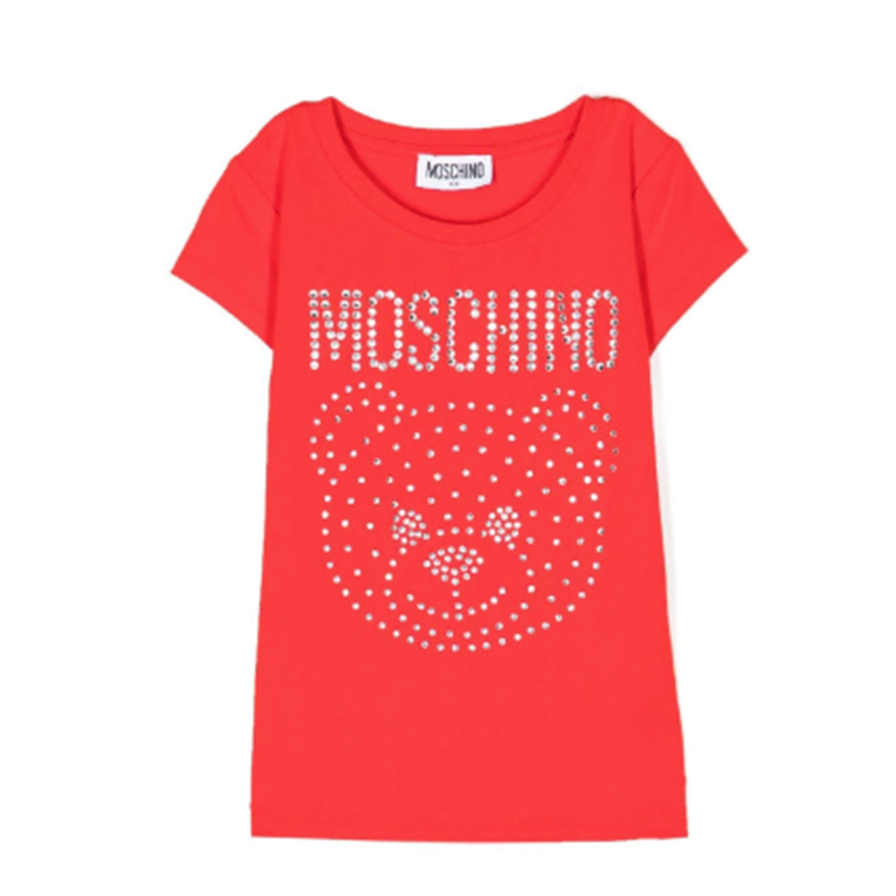 Playera con pedrería MOSCHINO  para niña y adolescentes