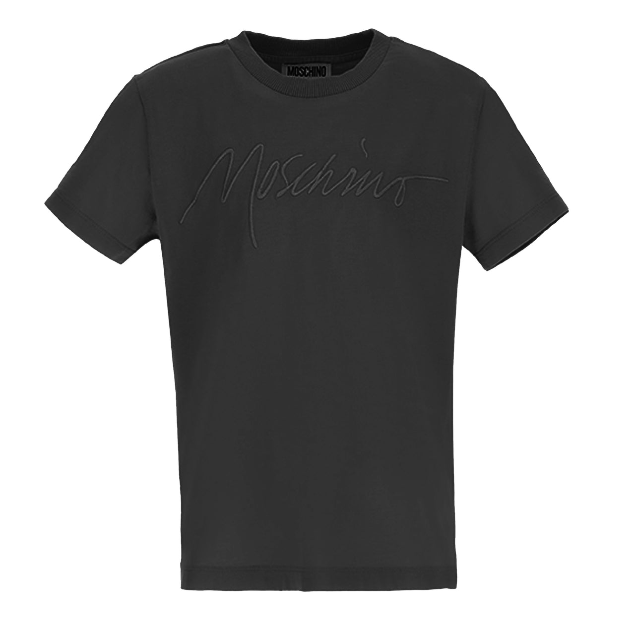 Playera MOSCHINO negra para niños y adolescentes